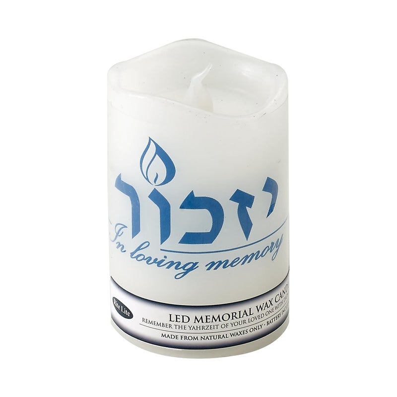 Rite Lite LED Flameless Yizkor Candle â€“ Realistic Flickering Flame, Battery-Powered Memorial Candle for Yahrzeit, Jewish Mourning, Honoring & Tribute to Loved Ones, Perfect for Chanukah & Remembrance - Image 3